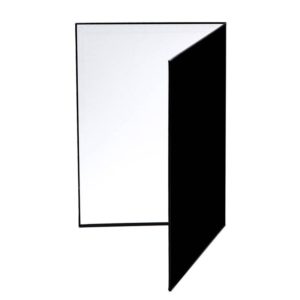 2 PCS 3-in-1 Reflective Board White + Black + Silver A4 Cardboard Folding Light Diffuser Board (OEM)