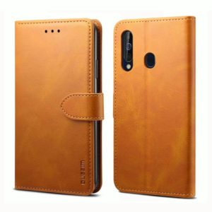 For Galaxy A20 / A30 GUSSIM Business Style Horizontal Flip Leather Case with Holder & Card Slots & Wallet(Khaki) (GUSSIM) (OEM)