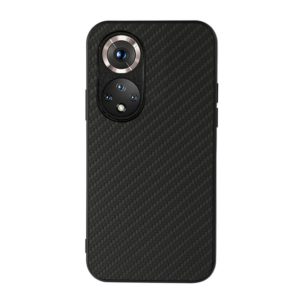 For Honor 50 Pro Accurate Hole Carbon Fiber Texture Shockproof Case(Black) (OEM)