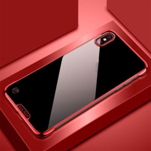 For iPhone X / XS SULADA Borderless Plated PC Protective Case(Red) (SULADA) (OEM)