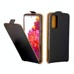 For Samsung Galaxy S20FE(4/5G) Business Style Vertical Flip TPU Leather Case with Card Slot(Black) (OEM)