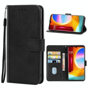 Leather Phone Case For LG Velvet 4G / 5G(Black) (OEM)