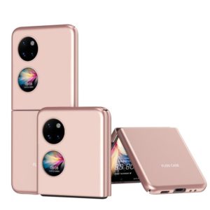For Huawei P50 Pocket Skin Feel Frosted Electroplated Phone Case(Rose Gold) (OEM)