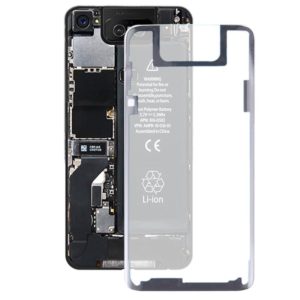 Transparent Battery Back Cover with Adhesive for Asus Zenfone 6 ZS630KL(Transparent) (OEM)