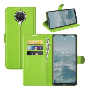 For Nokia G10/G20 Litchi Texture Horizontal Flip Protective Case with Holder & Card Slots & Wallet(Green) (OEM)