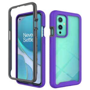 For OnePlus 9 Starry Sky Solid Color Series Shockproof PC + TPU Protective Case(Purple) (OEM)