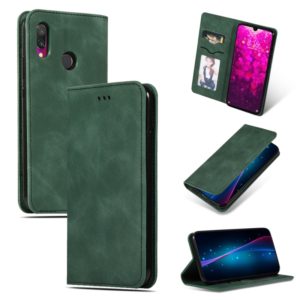 Retro Skin Feel Business Magnetic Horizontal Flip Leather Case for Xiaomi Redmi 7 / Redmi Y3(Army Green) (OEM)