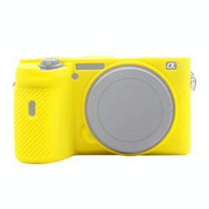 PULUZ Soft Silicone Protective Case for Sony A6600 / ILCE-6600(Yellow) (PULUZ) (OEM)