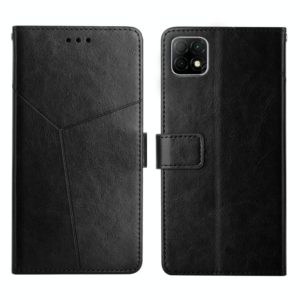 For Wiko T3 Y Stitching Horizontal Flip Leather Phone Case(Black) (OEM)
