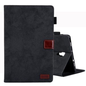 For Galaxy Tab A 10.5 / T590 Business Style Horizontal Flip Leather Case, with Holder & Card Slot & Photo Frame & Sleep / Wake-up Function(Black) (OEM)