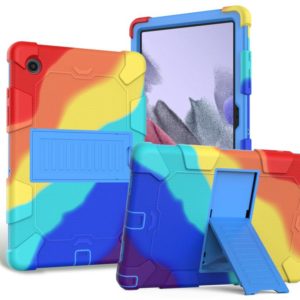 For Samsung Galaxy Tab A8 10.5 2021 Two-Color Robot Silicone + PC Tablet Case(Colorful + Blue) (OEM)