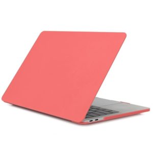 Laptop Matte Style Protective Case For MacBook Pro 14.2 inch A2442 2021 / 2023(Coral Orange) (OEM)