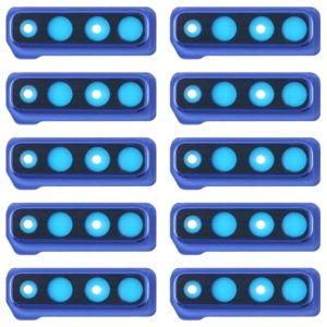 For Galaxy A9 (2018) A920F/DS 10pcs Camera Lens Cover (Blue) (OEM)