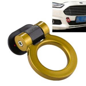 Car Truck Bumper Round Tow Hook Ring Adhesive Decal Sticker Exterior Decoration (Yellow) (OEM)