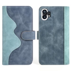 For Nothing Phone 1 Stitching Horizontal Flip Leather Phone Case(Blue) (OEM)
