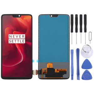 For OnePlus 6 A6000 TFT Material LCD Screen and Digitizer Full Assembly (Black) (OEM)