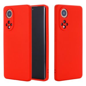 For Huawei Nova 9 Solid Color Liquid Silicone Dropproof Full Coverage Protective Case(Red) (OEM)