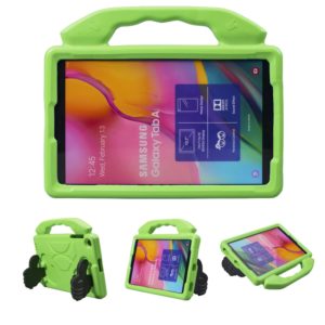 For Galaxy Tab A 10.1 (2019) Thumb Support EVA Flat Anti Falling Protective Shell(Green) (OEM)