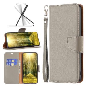 For Nokia G11 / G21 Litchi Texture Pure Color Horizontal Flip Leather Phone Case(Grey) (OEM)