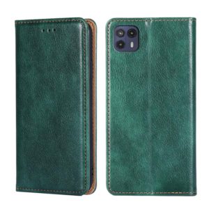For Motorola Moto G50 5G Gloss Oil Solid Color Magnetic Leather Phone Case(Green) (OEM)