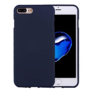 GOOSPERY SOFT FEELING for iPhone 8 Plus & 7 Plus Liquid State TPU Drop-proof Soft Protective Back Cover Case(navy) (GOOSPERY) (OEM)