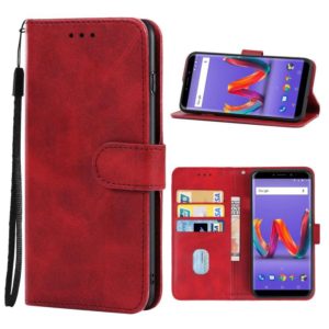 Leather Phone Case For Wiko Harry2(Red) (OEM)