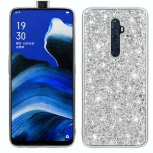 For OPPO Reno2 Z Glitter Powder Shockproof TPU Protective Case(Silver) (OEM)