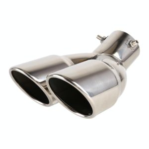 Universal Car Styling Stainless Steel Elbow Exhaust Tail Muffler Tip Pipe, Inside Diameter: 6cm (Silver) (OEM)