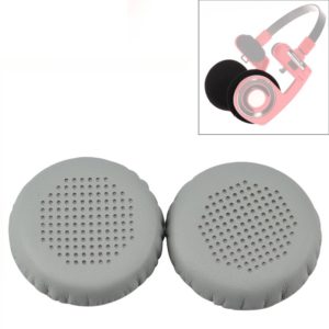 2 PCS For KOSS PP / SP Perforated Ventilation Version Protein Leather Cover Headphone Protective Cover Earmuffs (Grey) (OEM)