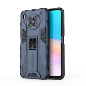 For Huawei nova 8i Supersonic PC + TPU Shock-proof Protective Case with Holder(Dark Blue) (OEM)