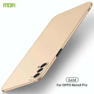 For OPPO Reno4 Pro MOFI Frosted PC Ultra-thin Hard Case(Gold) (MOFI) (OEM)