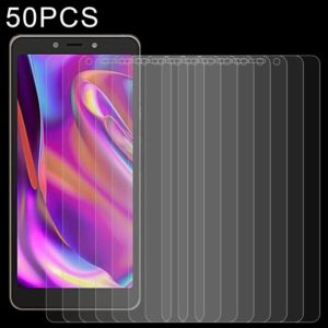 50 PCS 0.26mm 9H 2.5D Tempered Glass Film For Itel P33 Plus (OEM)