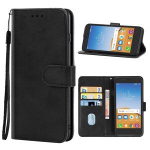 Leather Phone Case For Alcatel Tetra(Black) (OEM)