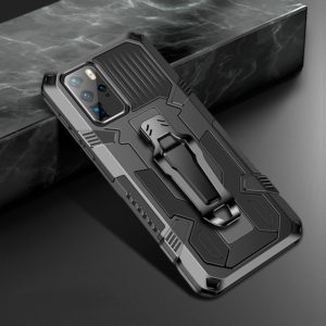 For Huawei P40 Pro Machine Armor Warrior Shockproof PC + TPU Protective Case(Black) (OEM)