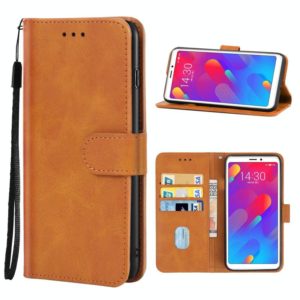 Leather Phone Case For Meizu V8 Pro(Brown) (OEM)