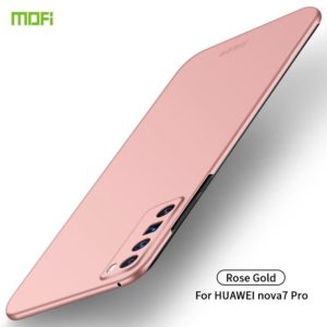 For Huawei Nova 7 Pro MOFI Frosted PC Ultra-thin Hard Case(Rose gold) (MOFI) (OEM)