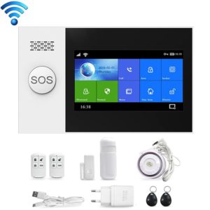 PG-107 GSM + WiFi Intelligent Alarm System with 4.3 inch TFT Display Screen (OEM)