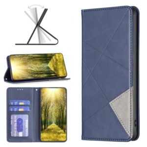 For Sony Xperia 10 III Prismatic Invisible Magnetic Leather Phone Case(Blue) (OEM)