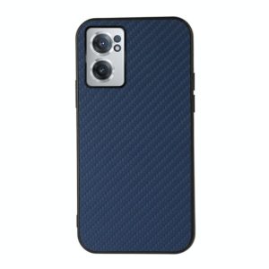 For OnePlus Nord CE 2 5G Carbon Fiber Texture Shockproof Phone Case(Blue) (OEM)