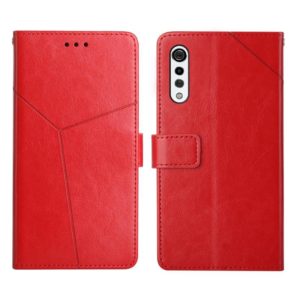 For LG Velvet 2 Pro Y Stitching Horizontal Flip Leather Phone Case(Red) (OEM)