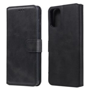 For Motorola Moto G9 Plus Classic Calf Texture PU + TPU Horizontal Flip Leather Case, with Holder & Card Slots & Wallet(Black) (OEM)