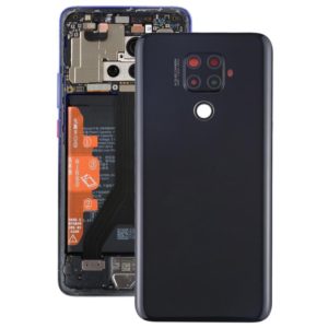 Original Battery Back Cover with Camera Lens for Huawei Mate 30 Lite(Black) (OEM)