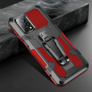 For Xiaomi Mi 10T 5G / 10T Pro 5G Armor Warrior Shockproof PC + TPU Protective Case(Red) (OEM)