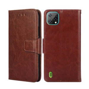 For Blackview A55 Crystal Texture Leather Phone Case(Brown) (OEM)