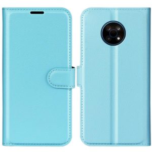 For Nokia G50 Litchi Texture Horizontal Flip Protective Case with Holder & Card Slots & Wallet(Blue) (OEM)