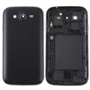 For Galaxy Grand Duos / i9082 Middle Frame Bezel + Battery Back Cover (Black) (OEM)