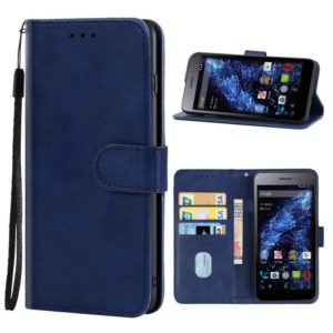 For Tecno W4 Leather Phone Case(Blue) (OEM)