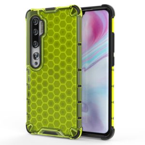 For Xiaomi Mi Note10 Shockproof Honeycomb PC + TPU Case(Green) (OEM)