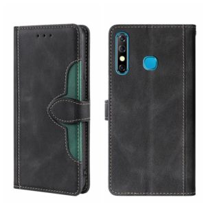 For Infinix Hot 8 / Hot 8 Lite X650 X650B Skin Feel Magnetic Buckle Leather Phone Case(Black) (OEM)