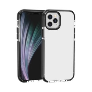 For iPhone 12 Pro Max Shockproof High Transparency TPU Protective Case(Black) (OEM)